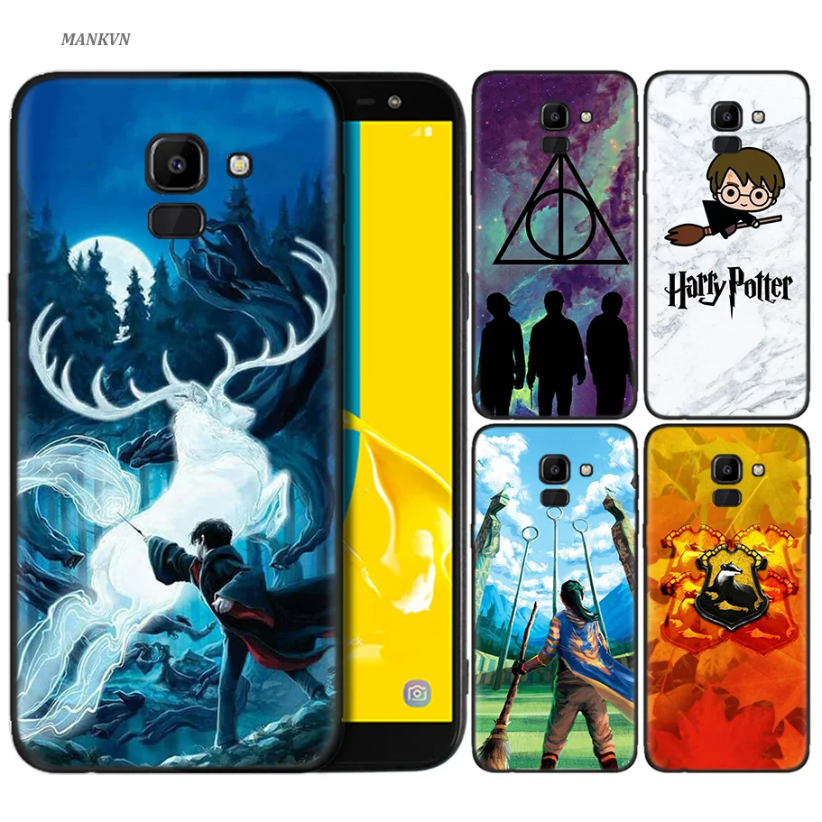 

Silicone Case For Samsung Galaxy J4 J6 A6 A8 Plus A7 A9 J8 2018 A5 2017 Soft Cover Shell Harry Potter and the Sorcerer's Stone