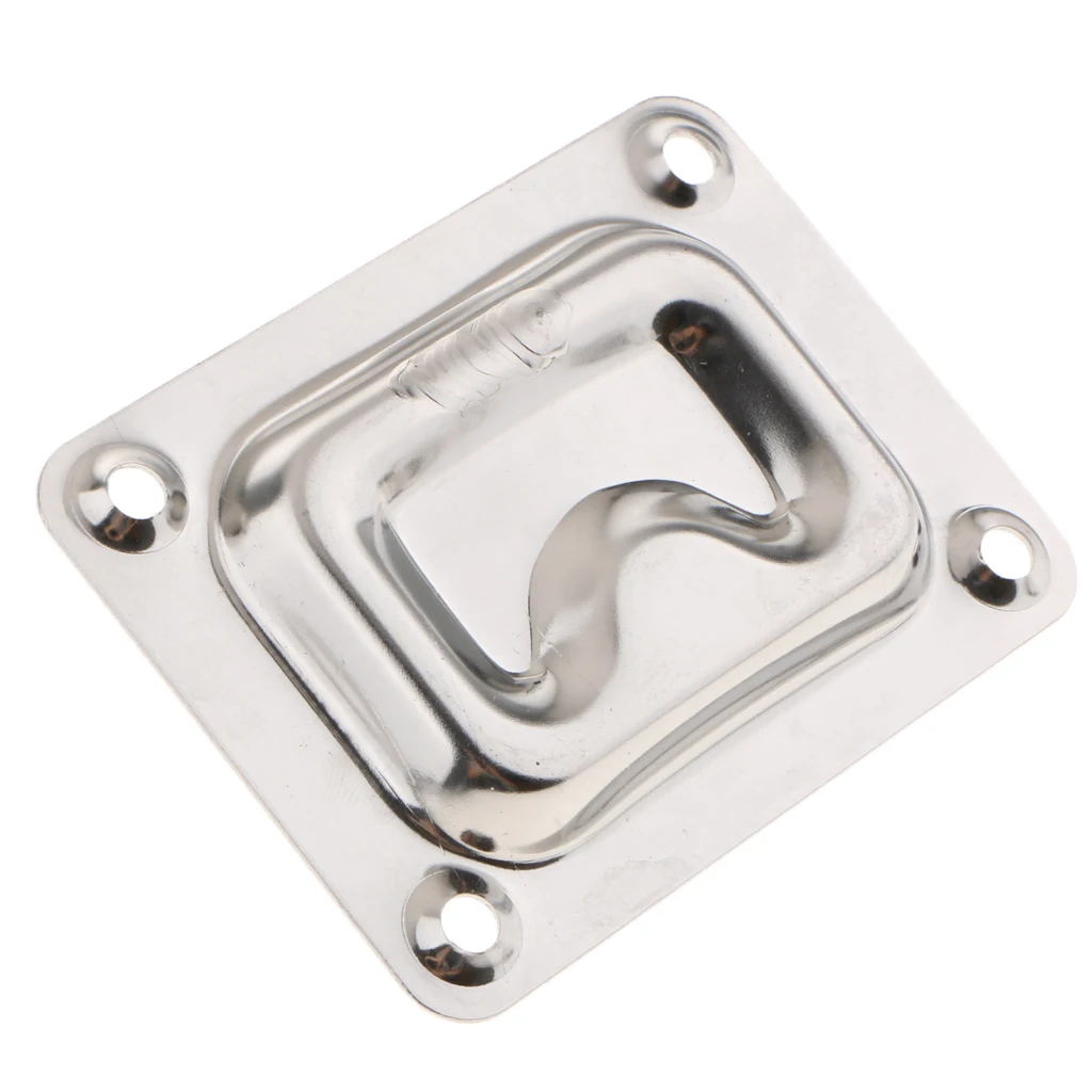 304 Stainless Steel Pull Flush Lift Ring Recessed Handle Locker Cabinet, Polished Surface 304 Stainless Steel Pull Flush Lift Ring Recessed Handle Locker Cabinet, Polished Surface