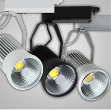 40 Вт COB Светодиодный лампа, крепление к рейке лампа COB освещение AC85-265V равный 400 Вт галогенная лампочка, светодиодный прожектор к трековой лампе, 40 Вт Трек освещение