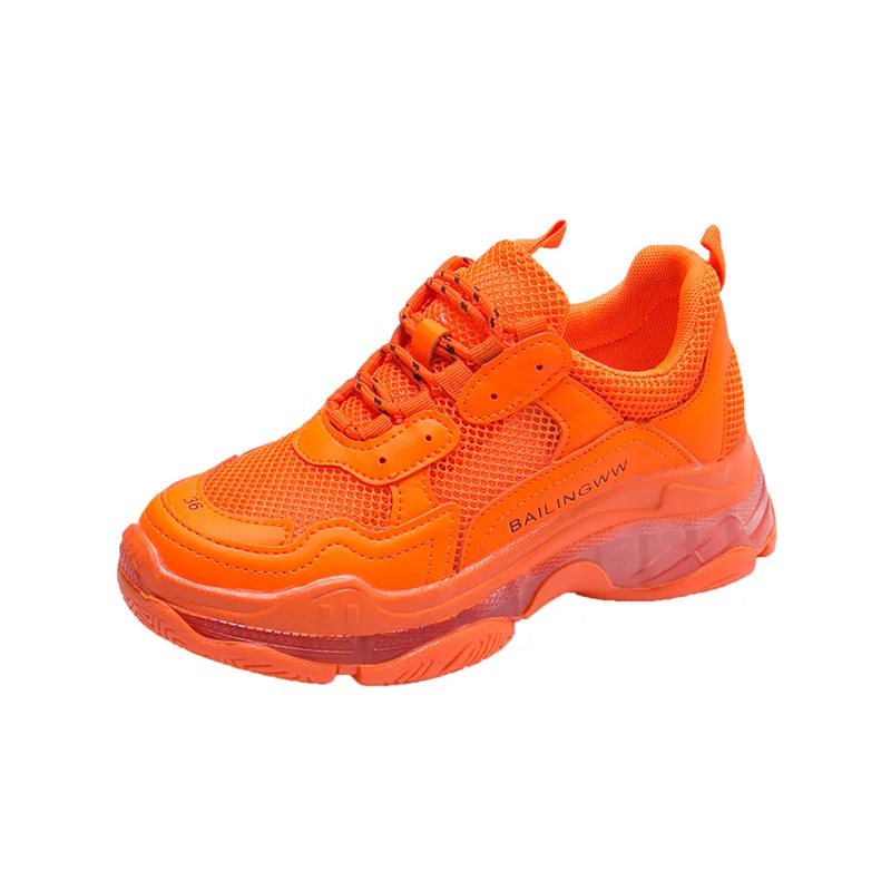 

Women's fashion sneakers summer new Korean version of the thick platform shoes wedges mesh fashion wild casual shoes