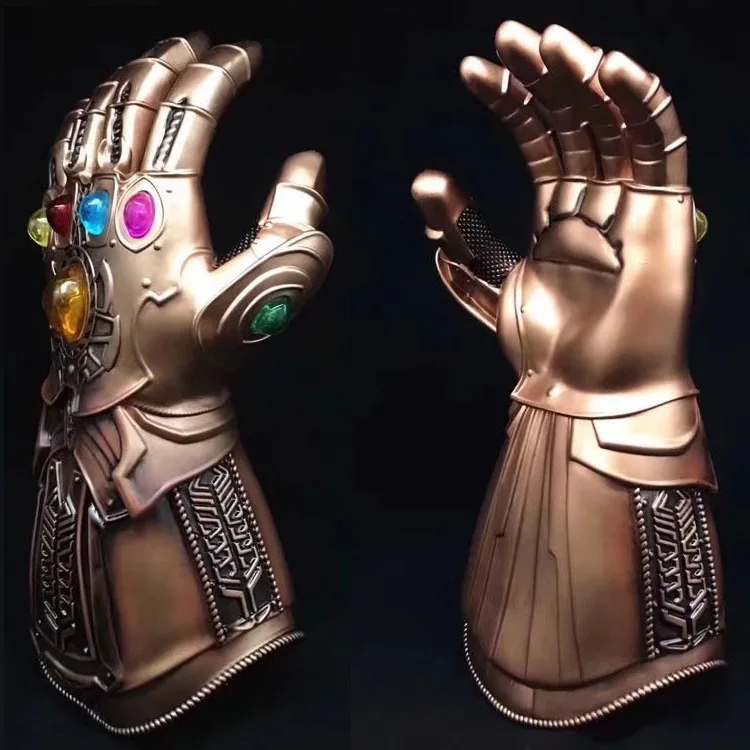 

Thanos Glove Infinity Gauntlet Avengers Infinity War Cosplay PVC Figure Model Toys Gift Halloween Props Drop Ship