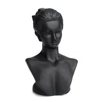 

De Bijoux Beuty Necklace Pendant Jewelry Display Stand Showcase Bust Holder Rack 8x5"