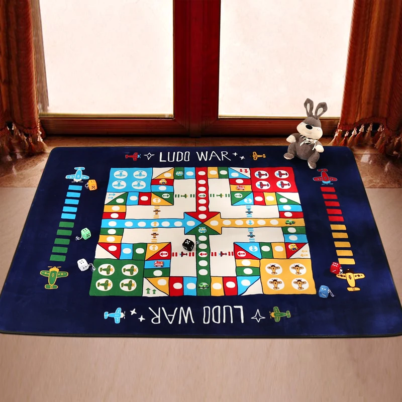 

Flying Chess Color Cartoon Kids Toys Floor Mats Bathroom Carpets Doormats Bedroom Mat Tea Table Bibulous Antiskid Tapete Rug