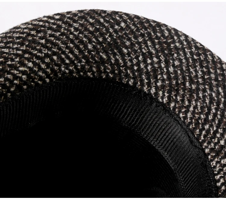 Woolen Texture European Style Jazz Hat Fisherman's Cap Men's Euramerican Fabric Gentlemen's Hat C917