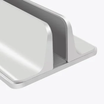 

Aluminum Vertical Adjustable Laptop Stand for MacBook Air/Pro 16 13 15 iPad Pro Air Space-Saving Desktop Notebook Stand Rack