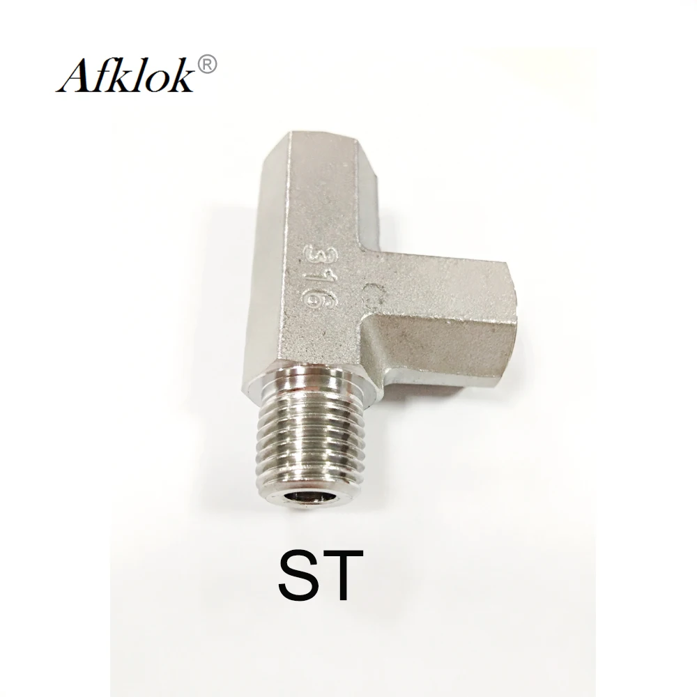 

stainless steel 316 Street Tee Fitting connector 1/2" 3/4" 1" Female NPT x Male NPT Tube Fittings