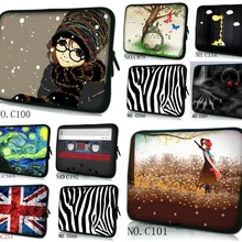 Неопреновый компьютерный мешок 1" 15,6 Для Macbook Pro 15 сумка для ноутбука 10 12 13 15 17" дюймов нетбук молния рукав чехол для планшета сумки