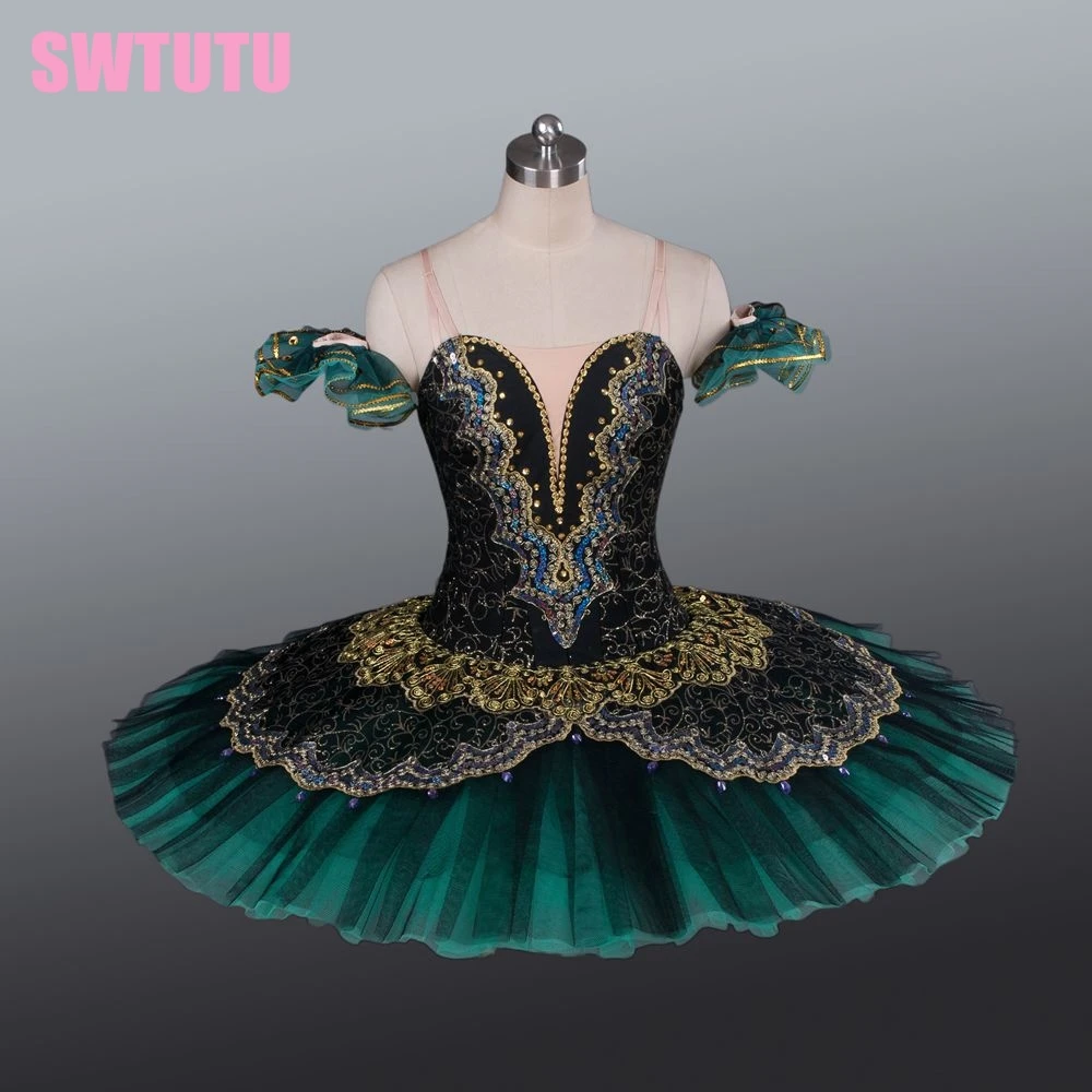 Buy Adult black green professional tutu,red ballet