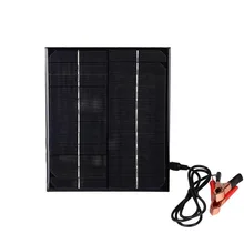 Cewaal 6 Вт 12 в мини монокристаллическое Силиконовое солнечное зарядное устройство для зарядки 12 в автомобильный аккумулятор 12 в устройство Высокое качество Портативный