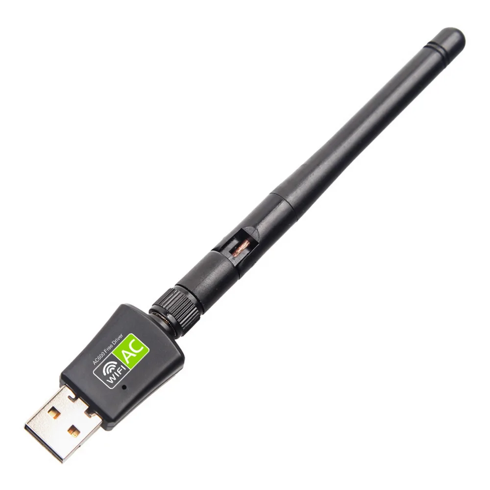 Kebidu 600 Мбит/с USB WiFi адаптер Wi-Fi антенна Wifi ключ ноутбук ПК приемник двухдиапазонный 2,4G+ 5 ГГц Бесплатный драйвер RTL8811AU