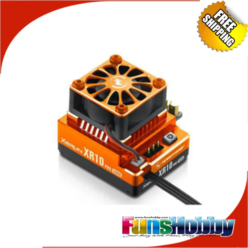 Hobbywing XERUN XR10 PRO бесколлекторный датчик ESC черный/оранжевый/красный регулятор