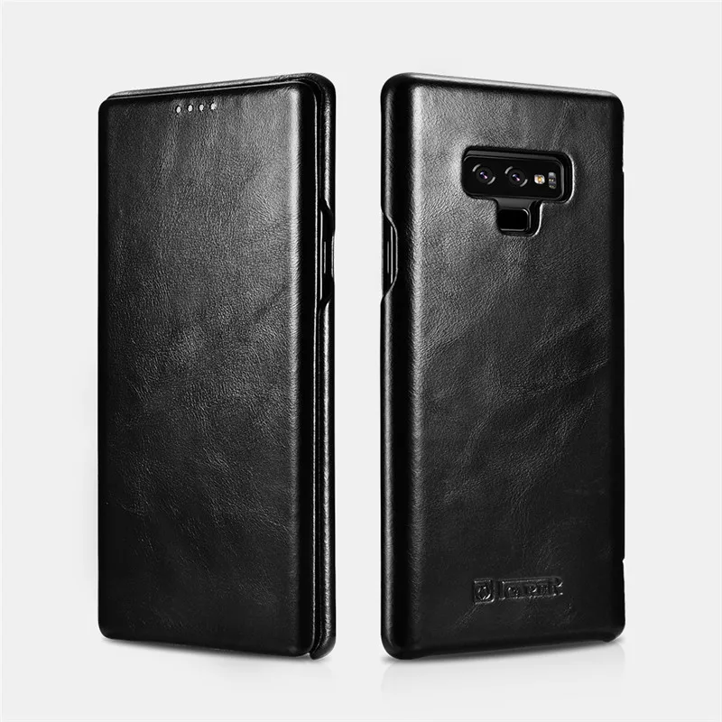 Buy Original icarer Genuine Leather Case for Samsung Galaxy Note 9 Cover Phone