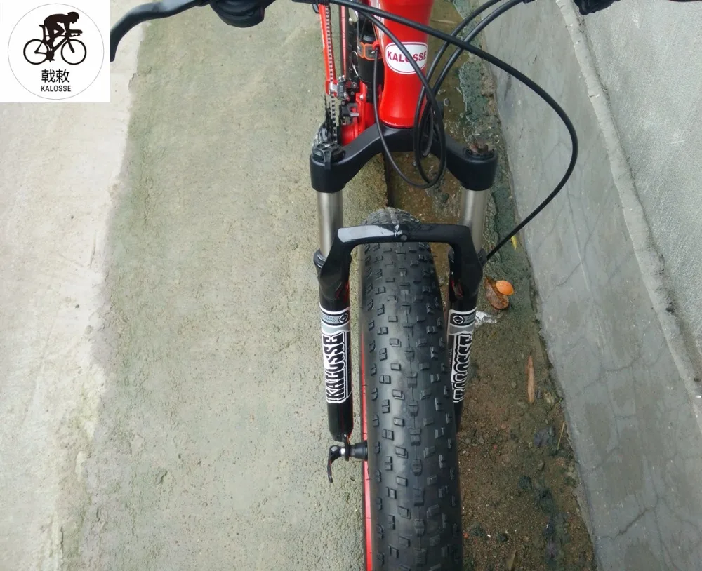 Sale Kalosse  Aluminum alloy frame   Full suspension bike   beach mountain bike  21/24/27/30 speed   26*4.0  tires 1