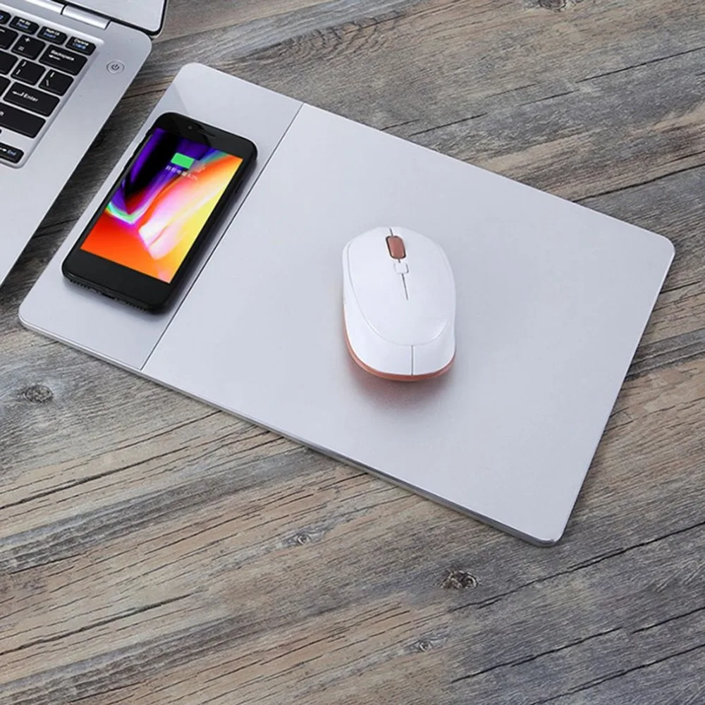 

High Speed Wireless Charge Computer Mouse Pad Charging Mobile Phone For iPhone 8 iPhoneX Samsung Series
