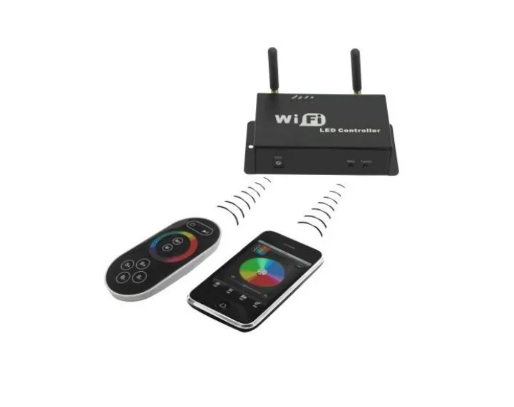 

RGB WIFI controller,244W, support IOS/ANDROID system,include software,for strip or moudle, FEDEX/DHL FREE SHIPPING