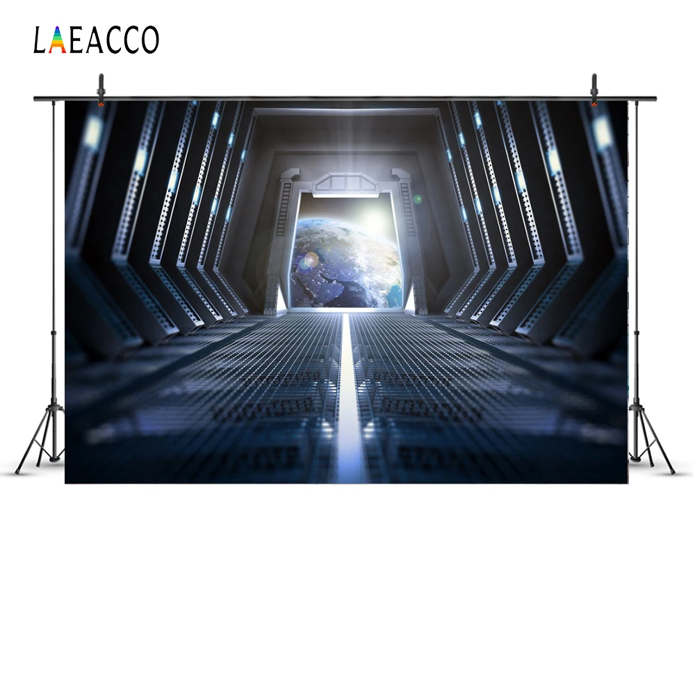 Laeacco фантазия космический корабль интерьер планеты вид фотографии фоны