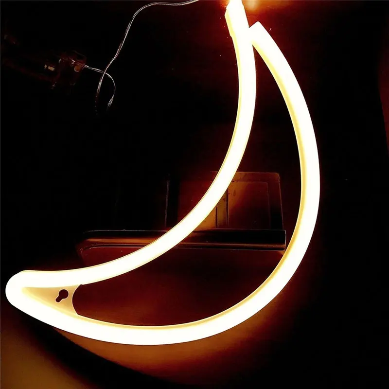 

Nordic LED Neon Light Neon Light Night Light Moon Battery Kids Home Decor Wedding Decor Christmas Birhthday Gifts Photography