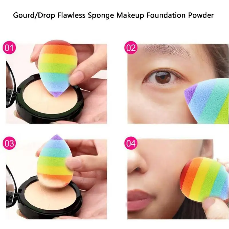

1pcs Waterdrop Makeup Sponge Puff Facial Powder BB Cream Cosmetic Puff Blending Foundation Make Up Tool
