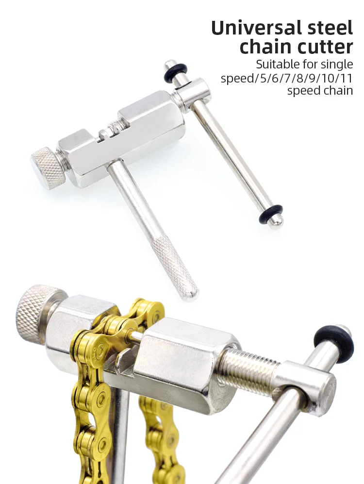 Portable Bicycle Chain Breaker Splitter Cutter Bike Hand Repair Removal Tool 