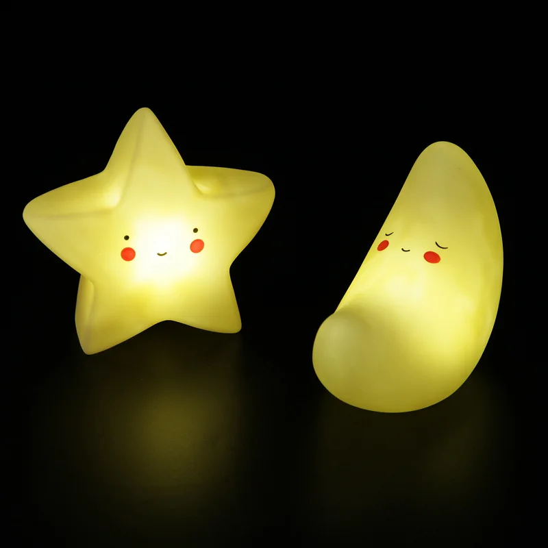 

LED Night Light Press Down Touch Room Desk Bedside Lamp for Baby Kids Christmas Gifts Interior Living Room Decorative Lighting