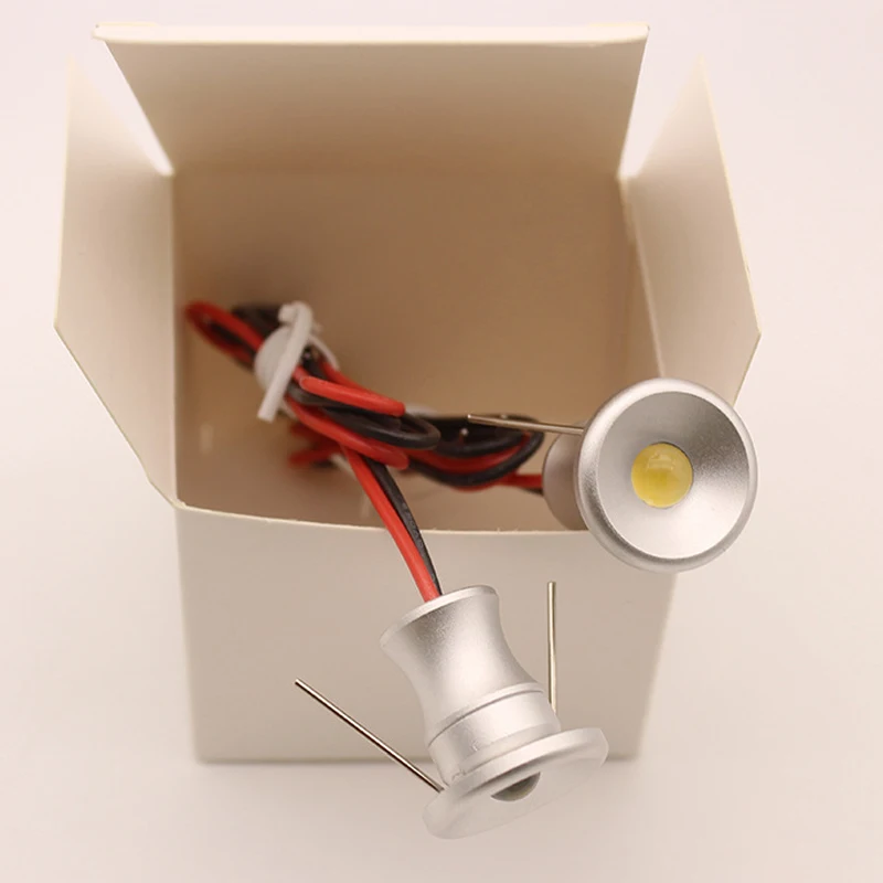 1 шт. Светодиодный точечный светильник s мини светодиодный потолочный светильник s AC85-265V 1 Вт 3 Вт светильник для витрины шкафа