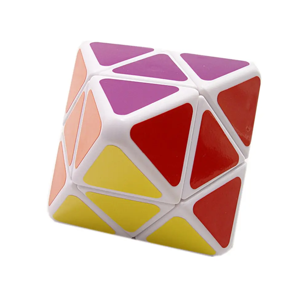 4-осевая машина октаэдр 2x2 кубик рубика магический куб головоломка на скорость часы-кольцо с крышкой игрушки для детей