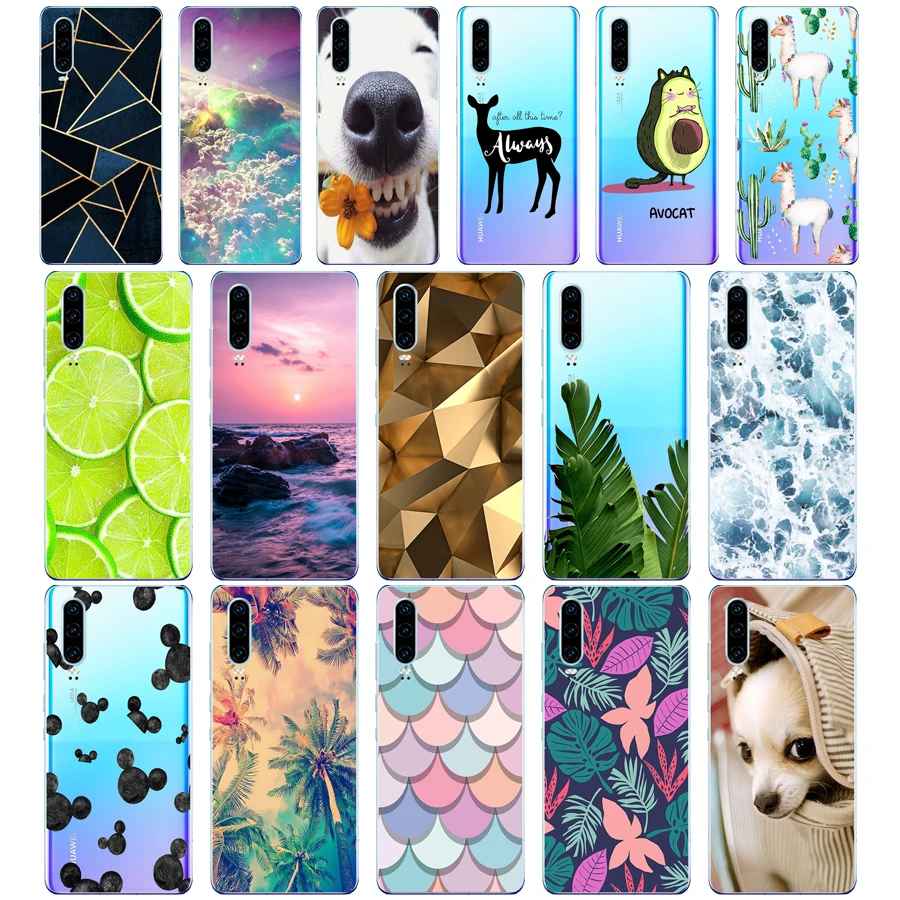 

10 case for Huawei P30 Pro Case Huawei P30Pro Case Silicone TPU Phone Back Cover On Huawei P30 Pro VOG-L29 ELE-L29 P30 Lite Case