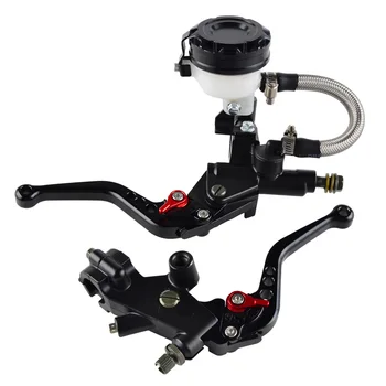 

NICECNC 7/8" 22mm Brake Clutch Lever Master Cylinder Reservoir Set For KTM EXC Honda CR Suzuki Kawasaki Yamaha 125 250 350 400