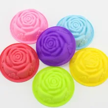 ; 6 шт 8 см Мадлен роз силиконовая форма для выпечки Формы для выпечки хлеба формы для выпечки формы A010