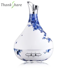 THANKSHARE 300 мл диффузор эфирного масла белое синее фарфоровое ваза увлажнитель ароматерапия Арома Difusor авто-датчик включения/выключения