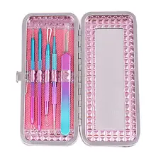 5 шт. гигиена из нержавеющей стали для удаления угрей и угрей, экстракторы для удаления угрей, прыщей, пятна для дома, сделай сам, средства для чистки лица, косметические инструменты