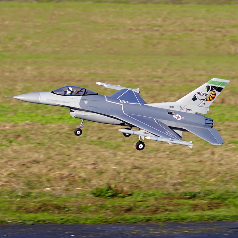 Радиоуправляемый самолет FMS 70 мм F16 F 16C файтинговый Сокол V2 Ducted Fan EDF модель