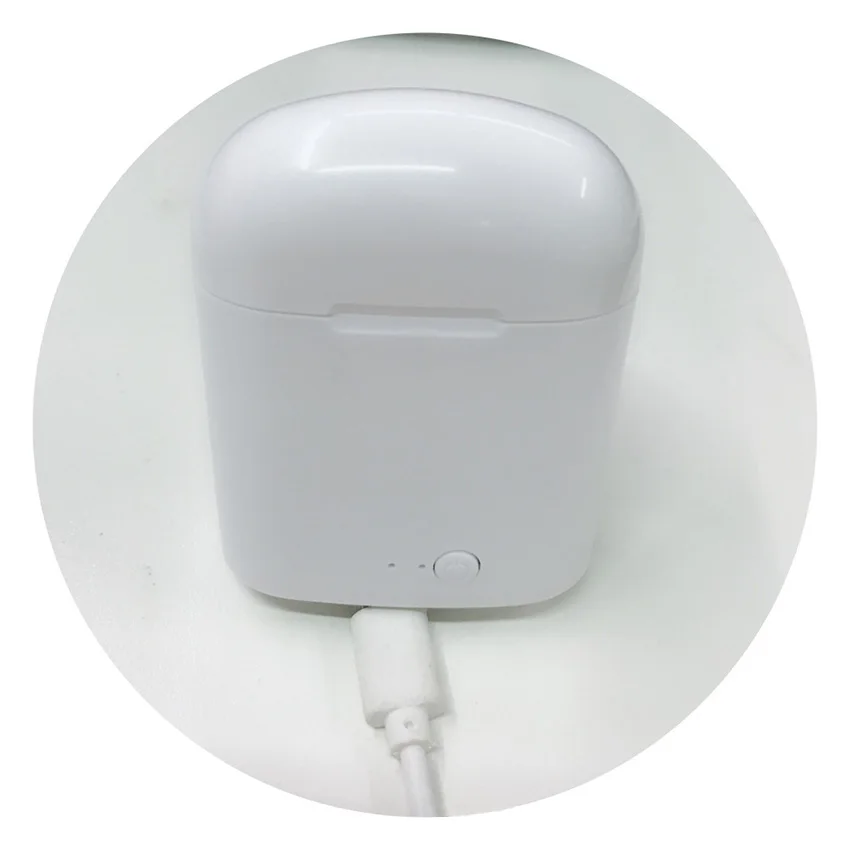 Чехол для зарядного устройства I7S Airpods поддержка Bluetooth гарнитуры I7s TWS зарядное