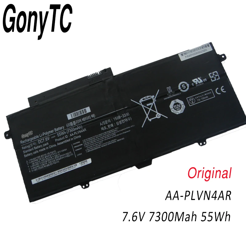 GONYTC 7,6 V 7300 мАч ноутбук Батарея для SAMSUNG 940X 3g NP940X 3g 1588-3366 BA43-00364A AA-PLVN4AR
