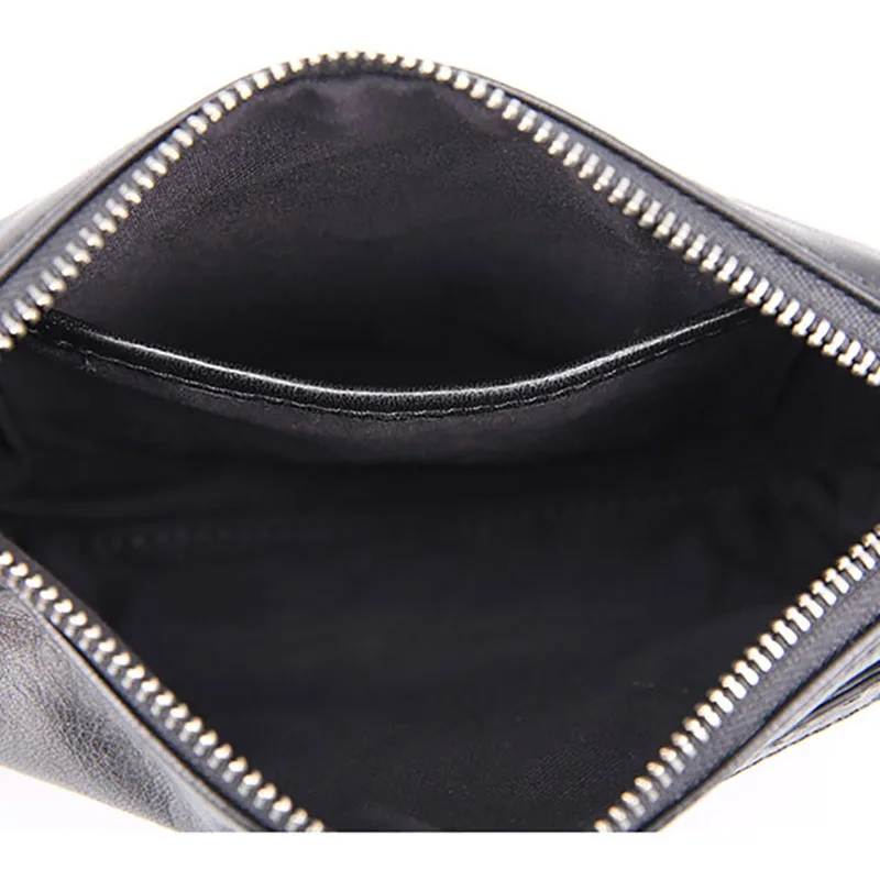 AETOO Handbag men's leather soft leather retro casual long wallet men's head cowhide mobile phone bag