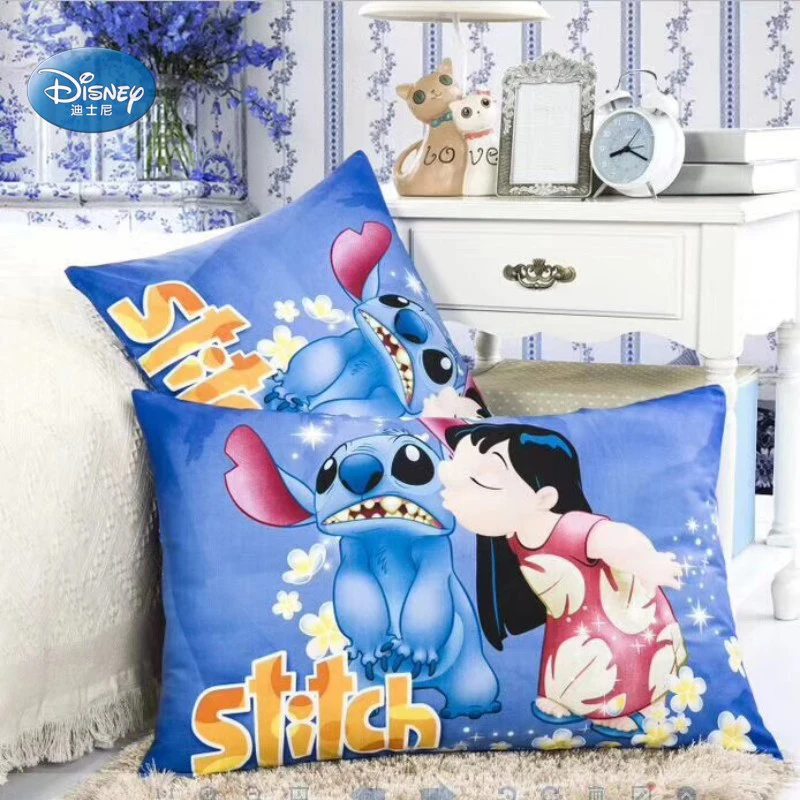 Наволочки disney Lilio Stitch Mc queen, 2 шт., наволочки с рисунком Микки, Минни, принцессы, наволочки, декоративные наволочки 48x74 см