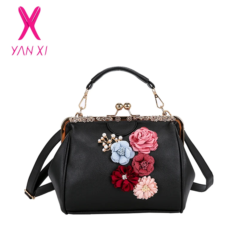 

2019 Sweet Lady Handbags Women Messenger Bags Clip Handbag Crossbody Bag PU Leather Tote Bag Small Clutch Women's Shoulder Bags