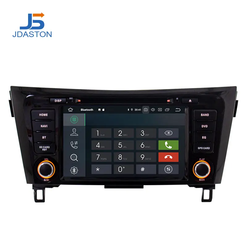 JDASTON Android 9,0 автомобильный мультимедийный плеер для Nissan qashqai X-Trail- wifi DVD CD gps навигация 2 Din автомагнитола стерео