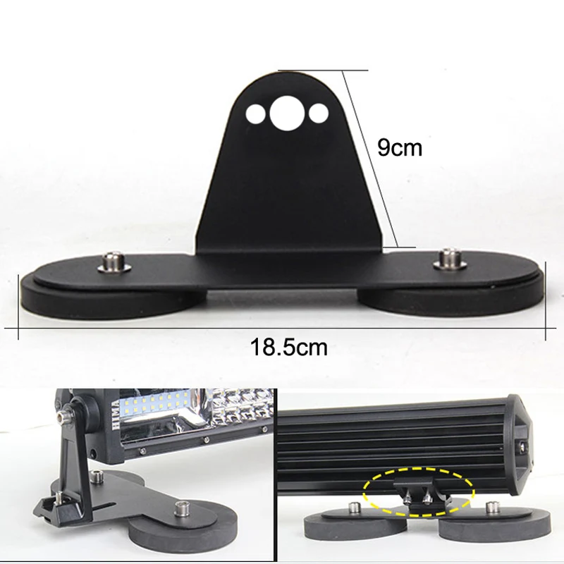 Мощный резиновый Магнитный кронштейн держатель для светодиодной лампы