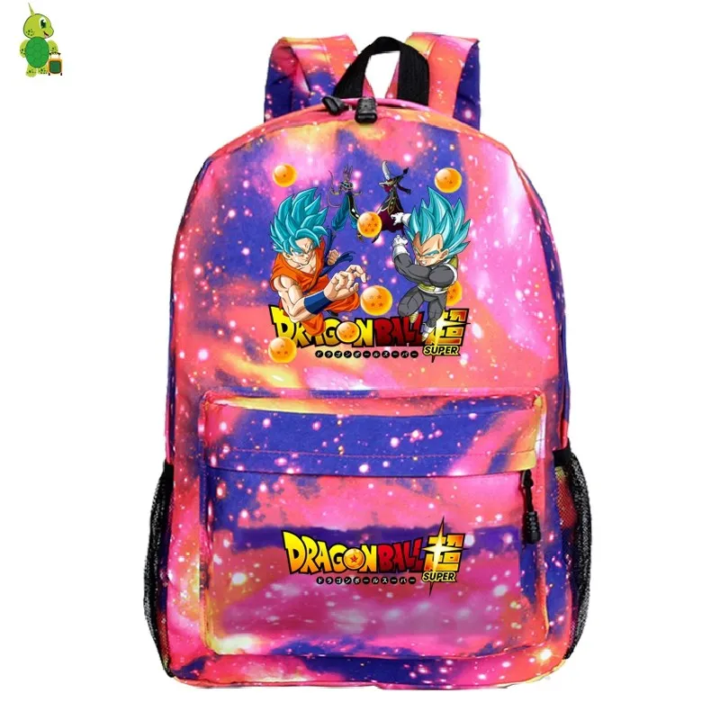 Dragon Ball Супер рюкзак с Гоку Galaxy школьные сумки для подростков женщин мужчин повседневный рюкзак для путешествий ноутбук рюкзак Детский рюкзак для книг