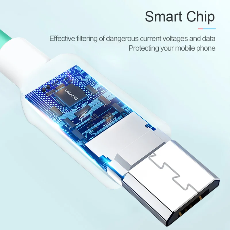 المصغّر USB كابل ، 1 m 2A سلك Microusb كابل الشاحن لسامسونج xiaomi اللوحي الروبوت USB كابل شحن كابل بيانات الهاتف المحمول الكابلات