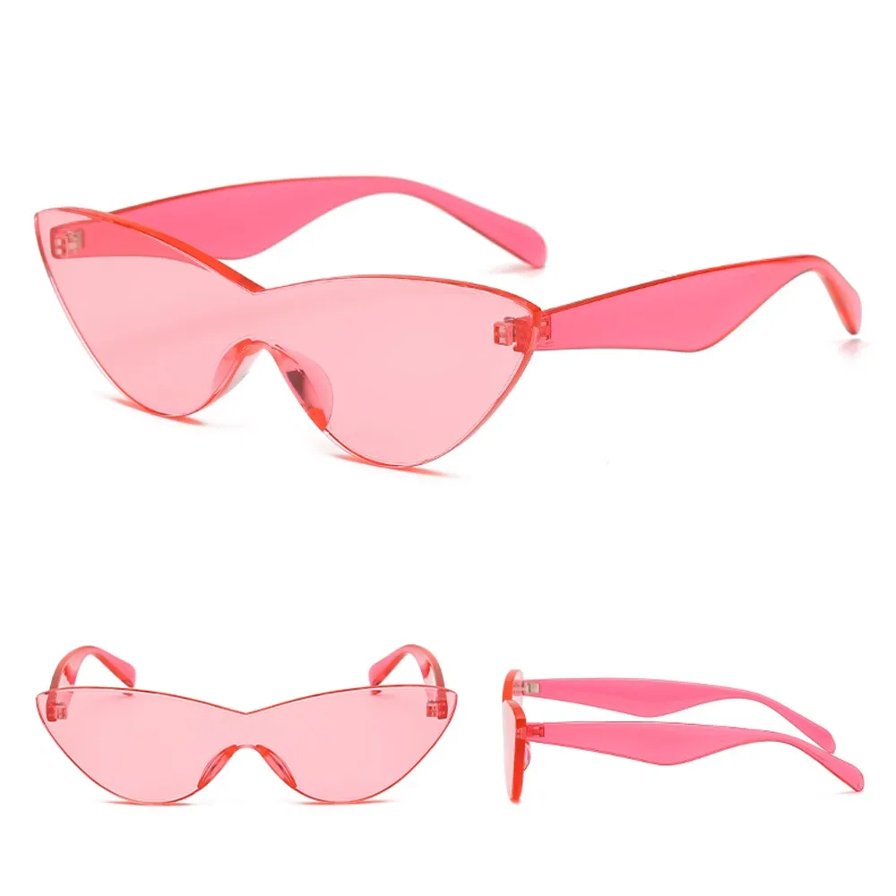 Sunglassess, Женские винтажные прозрачные однотонные солнцезащитные очки кошачий глаз, пляжные модные очки UV400, защитные очки, солнцезащитные очки для женщин
