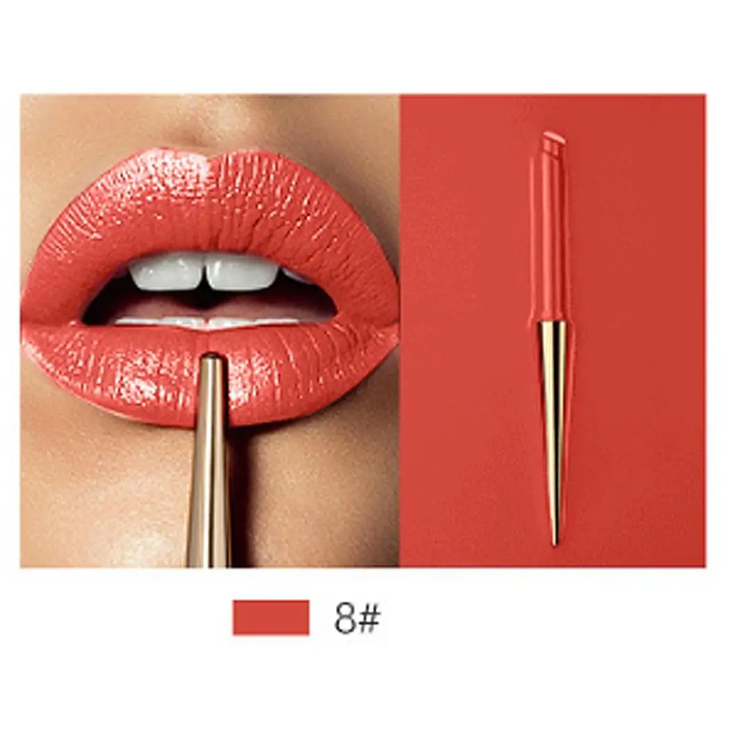 Makeup Cosmetic Matte Long Lasting Waterproof Soft Cream Lipstick 2g Lip Balm Color 1-Color 10