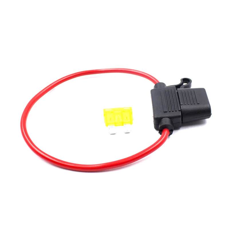 Fuse Holder Medium Standard ATC ATO Fuse Box Socket 2Pcs Waterproof With Cable 5A 7.5A 10A 15A 20A 25A 30A 35A Fuse Holder Fuse Box Holder Fuse Box