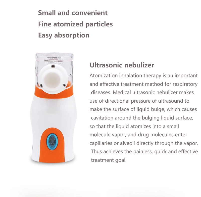 Мини Портативный Аппарат для паровой обработки лица Nebuliser парящий уход за кожей распылитель мобильный респиратор увлажнитель для взрослых и детей ингаляторный распылитель