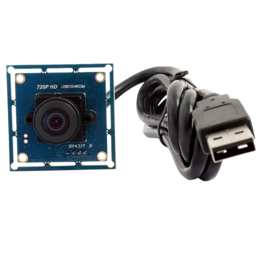 Камера видеонаблюдения рыбий глаз 720p HD широкоугольный CMOS OV9712 usb2.0 170 градусов