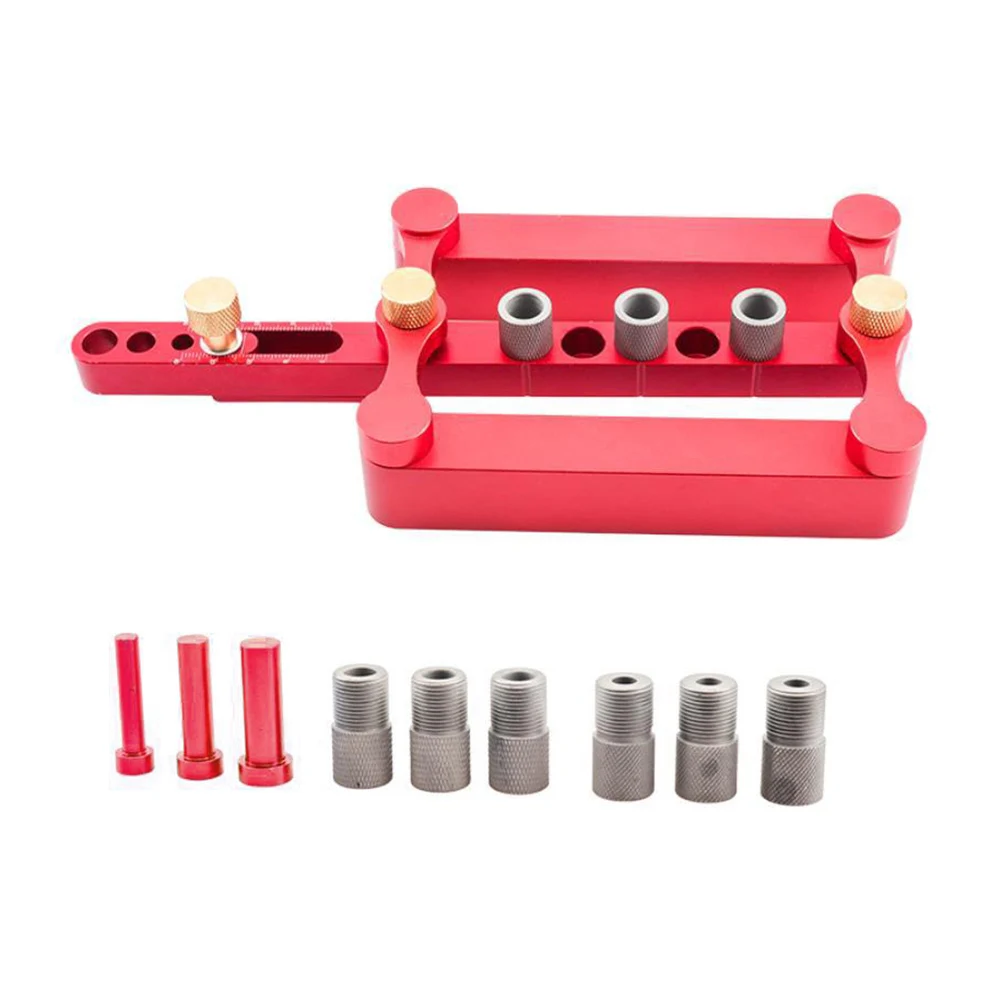 

Woodworking Self Centering Dowelling Jig for Metric Dowels 6/8/10mm Precise Drilling Tools QJ888