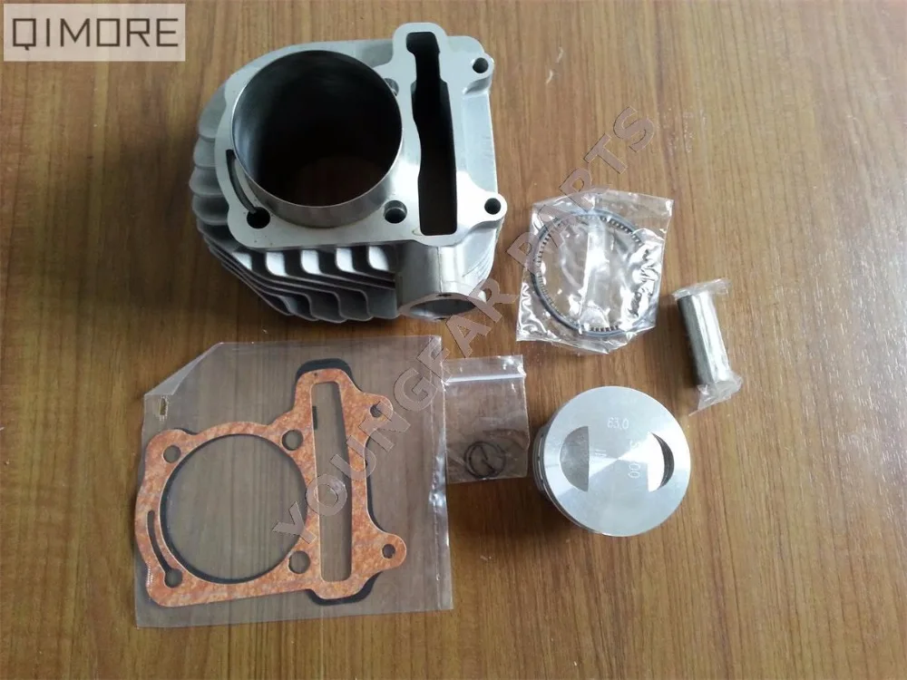 Buy 180cc 63mm big bore cylinder kit for Scooter Moped ATV QUAD 152QMI 157QMJ