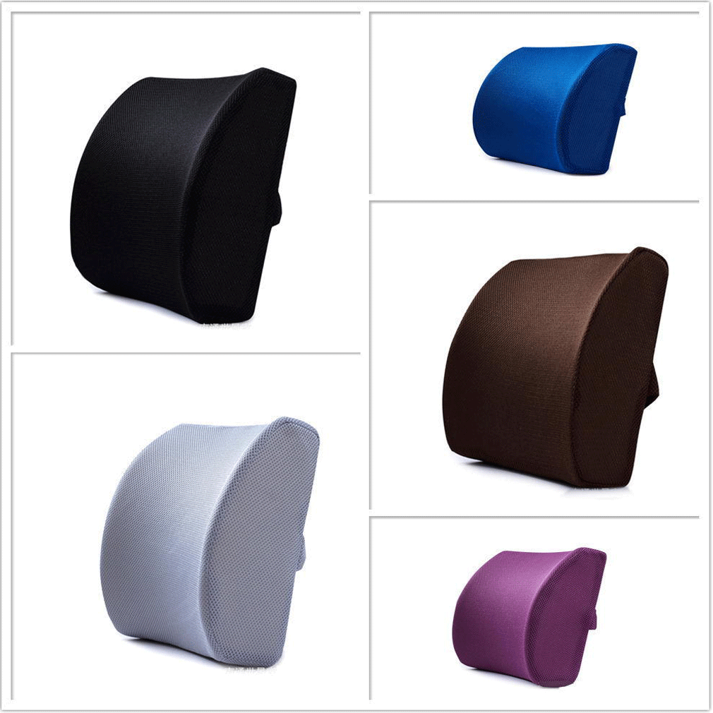 Поясничная подушка для поддержки спины подушка Memory Foam Талия домашний офис Автомобильная сидение кресло