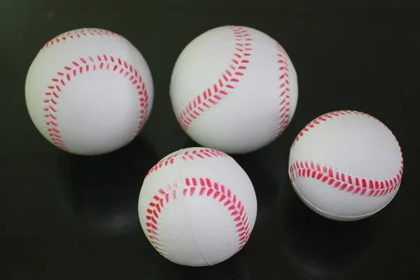 Оптовая продажа Диаметр 9 см форма из мягкой искусственной Бейсбол упражнения бросали софтбол обучение шар